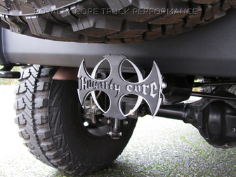 Royalty Core Logo Satin Black and Titanium Hitch Cover